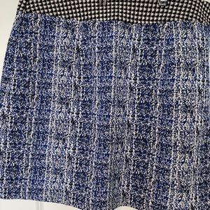 Awesome houndstooth tweed CAbi skirt